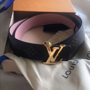 Louis Vuitton 2021 Reversible Pink and Brown Belt